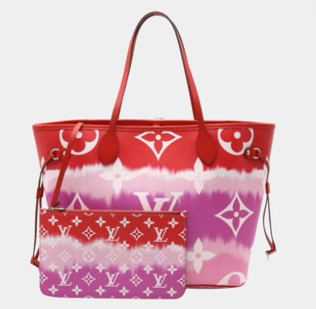 Louis Vuitton Pink Canvas Monogram Escale Neverfull MM Tote Bag