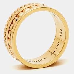 Boucheron Quatre Radiant Edition 18K Yellow Gold Band Ring 52